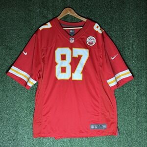 Men's XXL #87 TRAVIS KELCE JERSEY Kansas City Chiefs NFL Nike On-Field